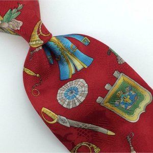 Leonard Tie Royal-Horn/Shirt/Shoes/Sward Red Blue